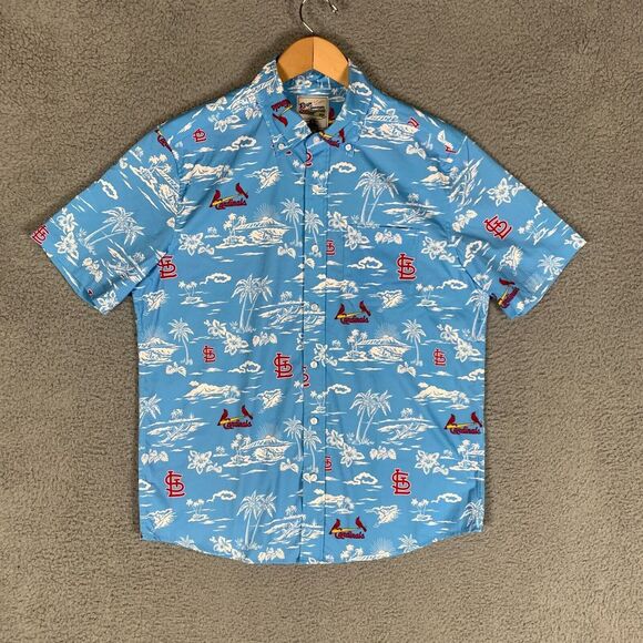 reyn spooner Other - Reyn Spooner Kekai Shirt St Louis Cardinals Mens Medium Hawaiian‎ Performance